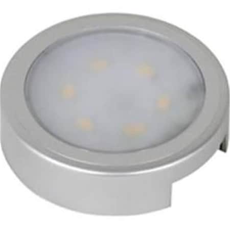Jesco Snap-On LED Round Puck Light 3000K, White RZ-TR-RD-30-WH